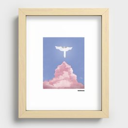 The fallen angel Recessed Framed Print