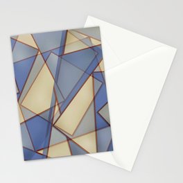 Intercrossing Triangles  Stationery Card