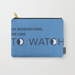 UX Researchers Carry-All Pouch | Graphicdesign, Typography, Digital 