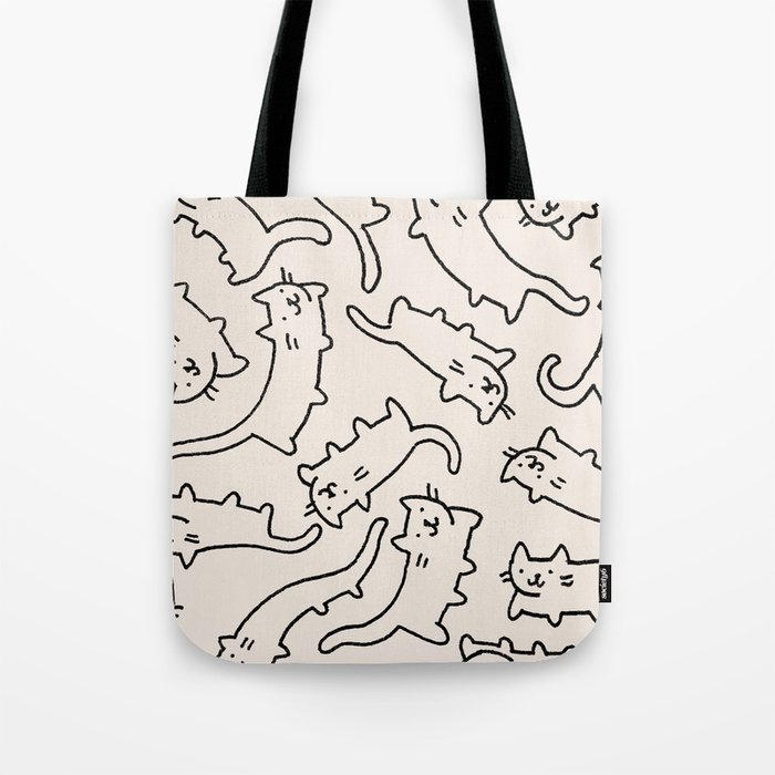 Floating Cats Tote Bag