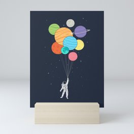 Planet Balloons Mini Art Print