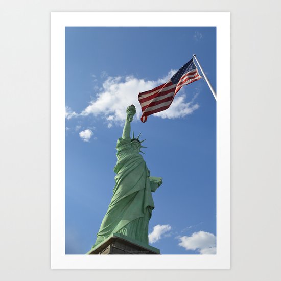 Liberty & Justice Art Print