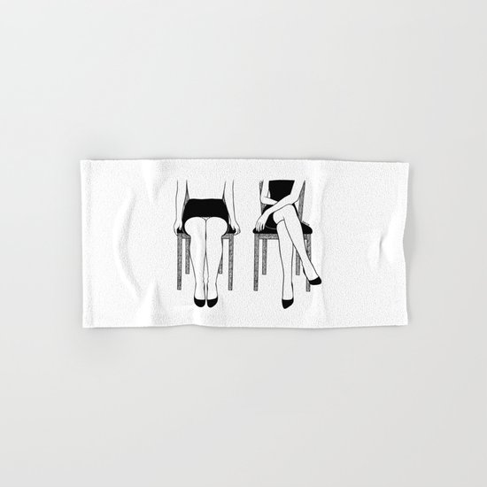 Be Bold or Italic, Never Regular Hand & Bath Towel