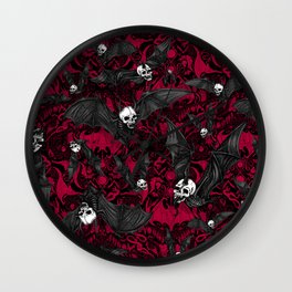 Skelebats - Blood Bath Wall Clock