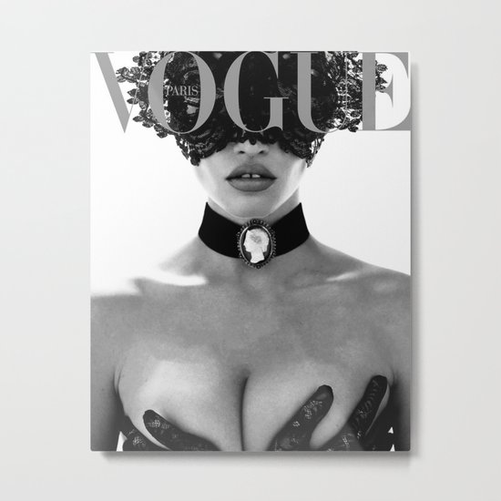 Fashion Photography VOGUE Paris Fashion Print More Issues Than Vogue Fashionista Fashion Wall Art Metal Print