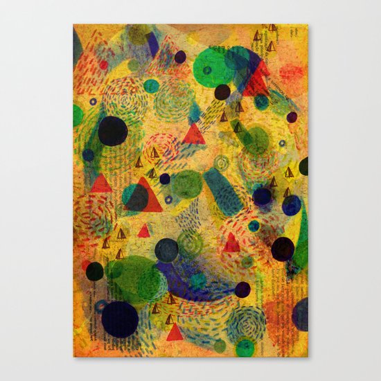 Color Dimension Canvas Print