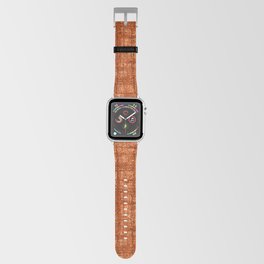Textured Tweed - Rust Orange Apple Watch Band
