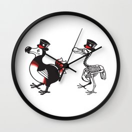 Clipped Wings Deck: The Jokers Wall Clock | Funny, Animal, Illustration, Graphic Design 