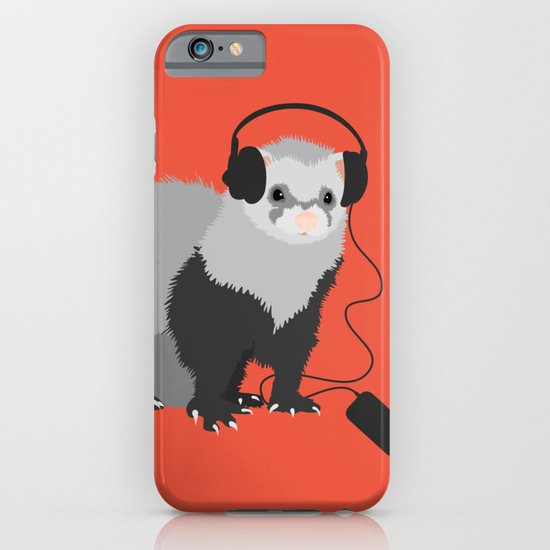 Music Loving Ferret iPhone & iPod Case