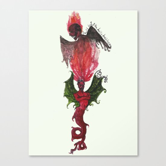 Devil's daughter Canvas Print