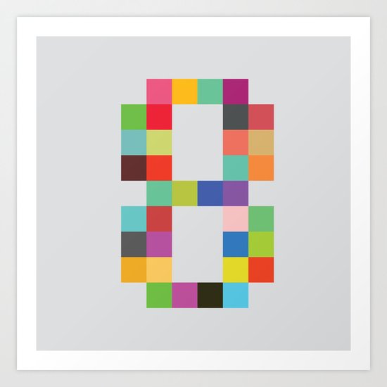 Eight Bit Art Print