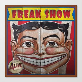 Freak Show- Funny Face Canvas Print