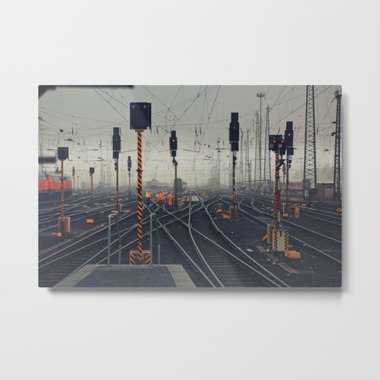 trainyard Metal Print