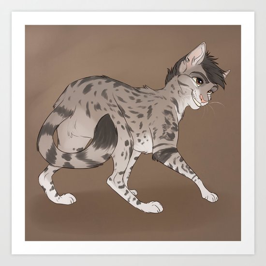 Zayn Cat Art Print