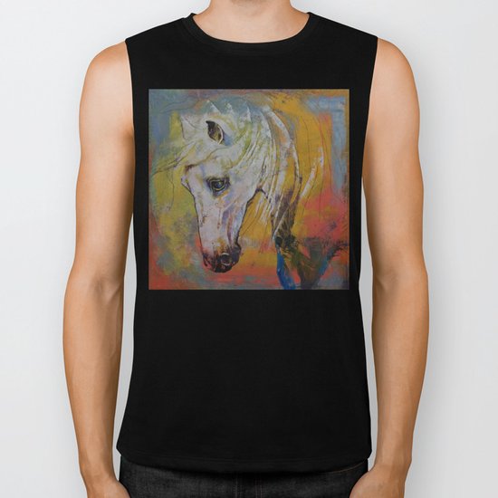 White Horse Biker Tank