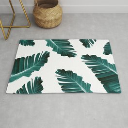 Tropical Banana Leaves Dream #4 #foliage #decor #art #society6 Area & Throw Rug