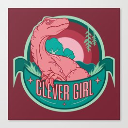 Clever Girl Canvas Print