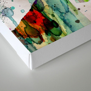Abraham Lincoln Art Abstract Paintings Modern Watercolor Robert R