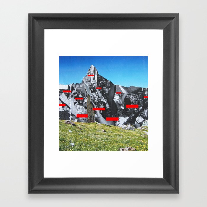 MountainMix 3 · Festung Europa Framed Art Print