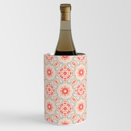 Pastel retro pattern Wine Chiller