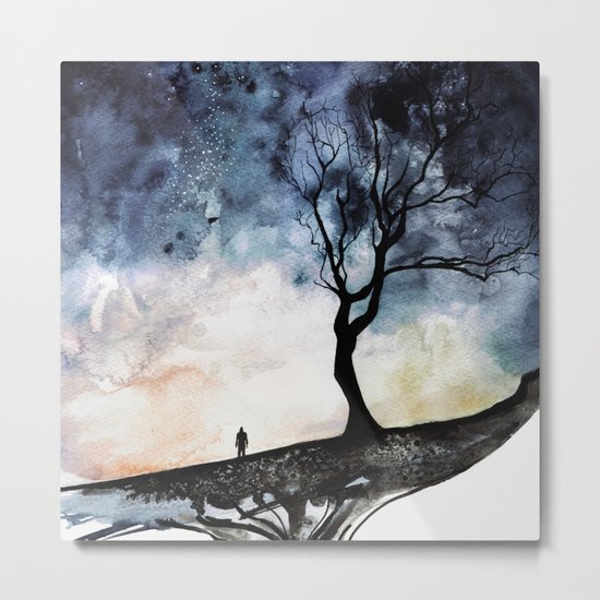 Underneath Metal Print