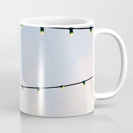 Outdoor string lights | Simple Life Photography Coffee Mug
