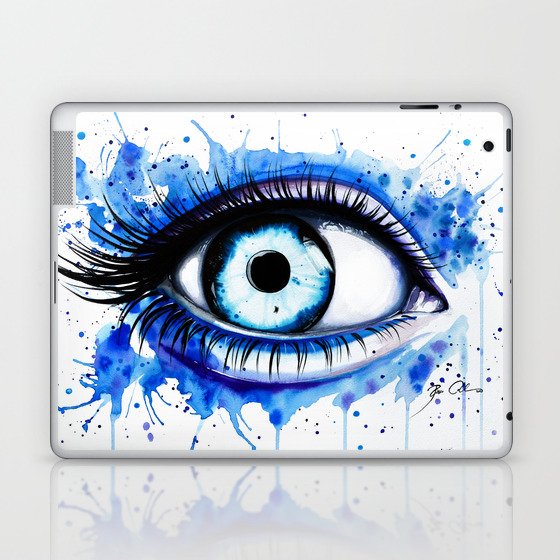 "Her blue eye" Laptop & iPad Skin