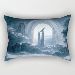 Ascending to the Gates of Heaven Rectangular Pillow