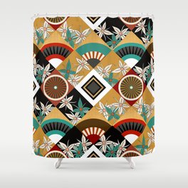 deco geo Shower Curtain