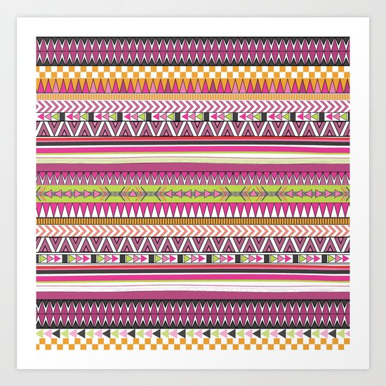 Tribal Pattern Art Print