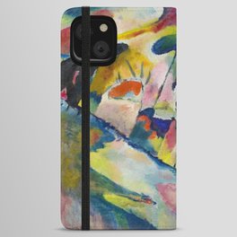 Wassily Kandinsky Landscape with Rain iPhone Wallet Case