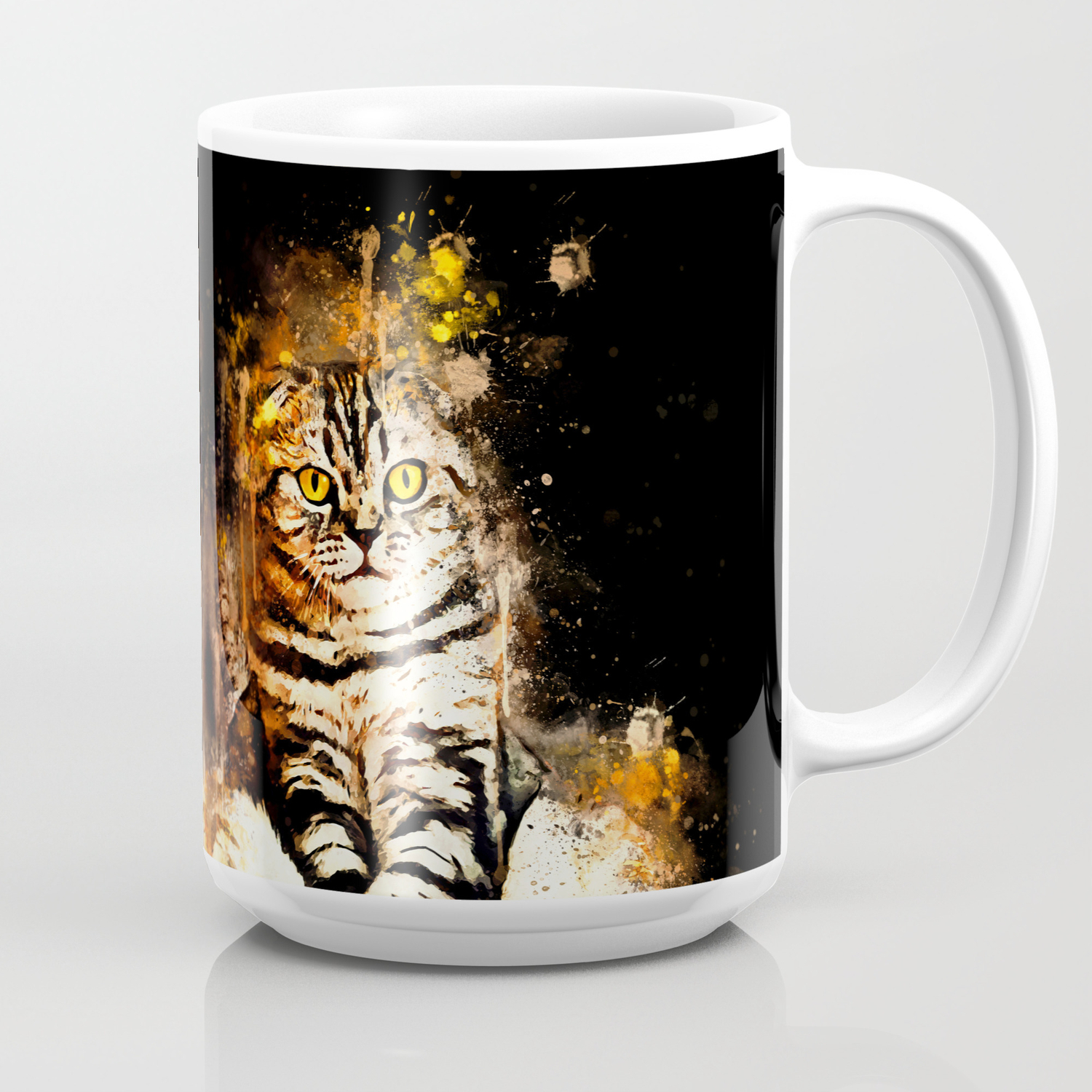 Cat Sitting Like Human Ws Std Coffee Mug By Gxp Design Society6