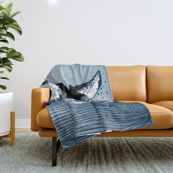 Whale tail blanket deals