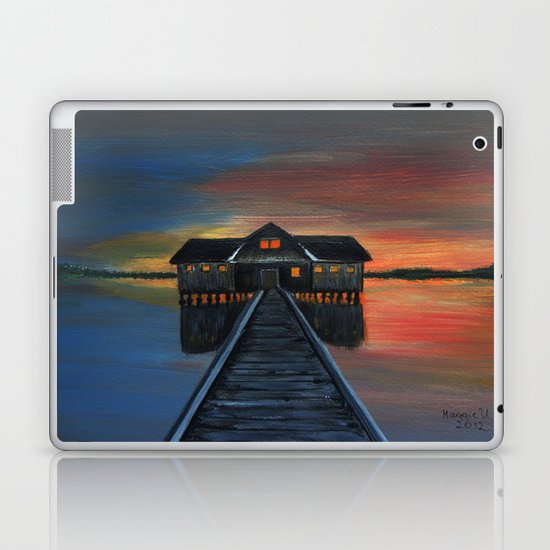 Old boat house Laptop & iPad Skin