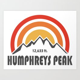 Humphreys Peak Art Print