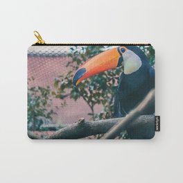 Brazil Photography - Toco Toucan Sitting On A Branch Carry-All Pouch