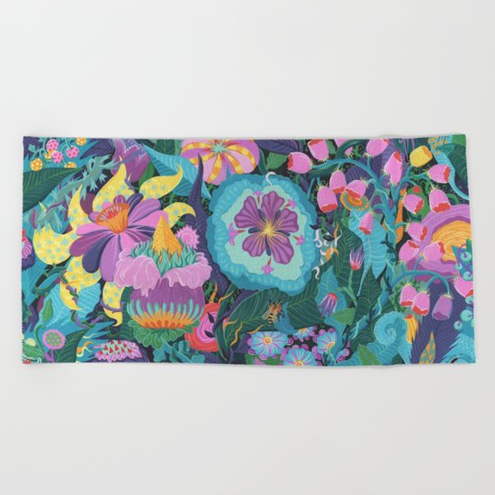 The Double Bee Beach Towel