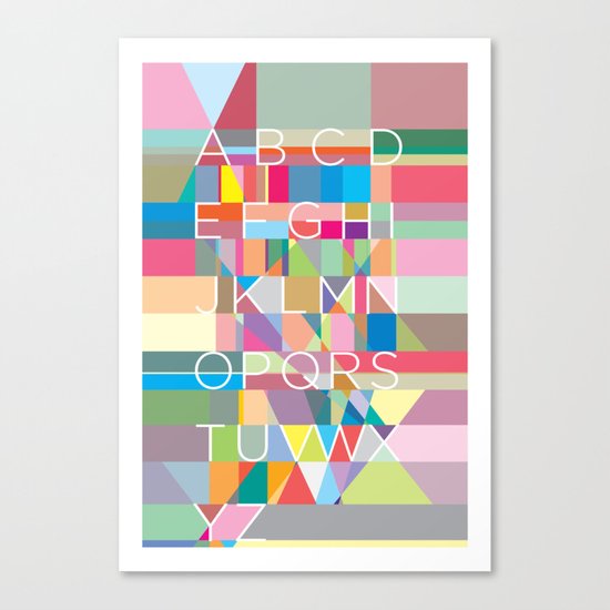 Letters3 Canvas Print