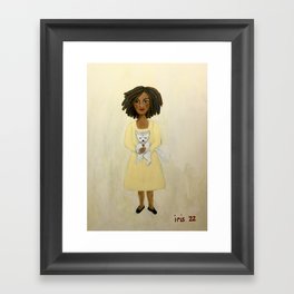 Letitia’s Dreadlocks Framed Art Print