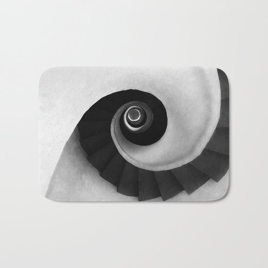 Minimal B&W IV Bath Mat