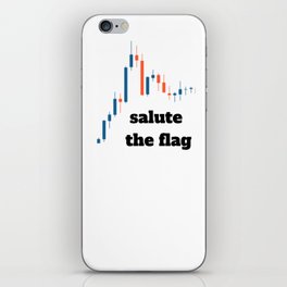 Salute the Flag  iPhone Skin