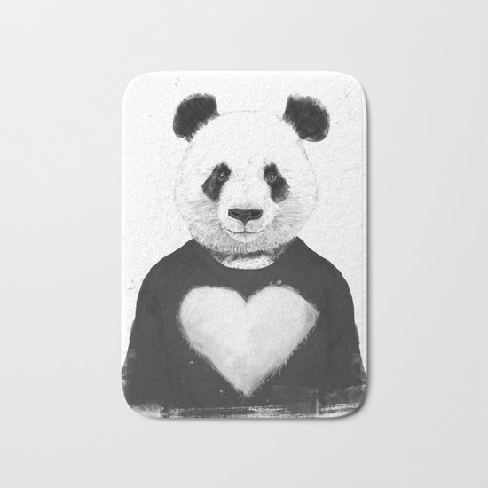 Lovely panda Bath Mat