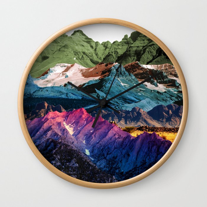 Dream Nature MOUNTAINS Wall Clock