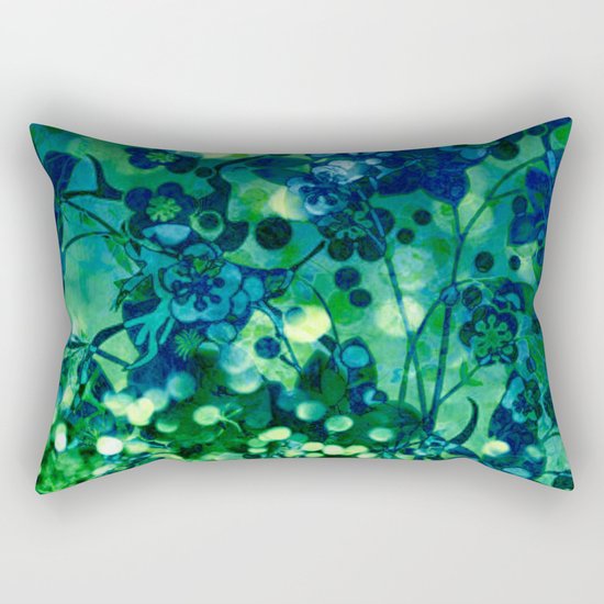 Bokeh floral Rectangular Pillow
