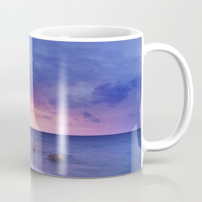 Ocean Beach Dusk Sunset Photography Coffee Mug