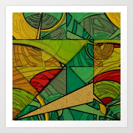 Tropical Farm Art Print