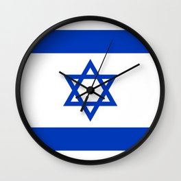 Flag of Israel Wall Clock
