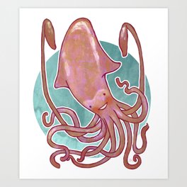Squido Art Print
