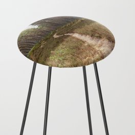 Scottish Highlands Nature Path in the Spring Sun  Counter Stool