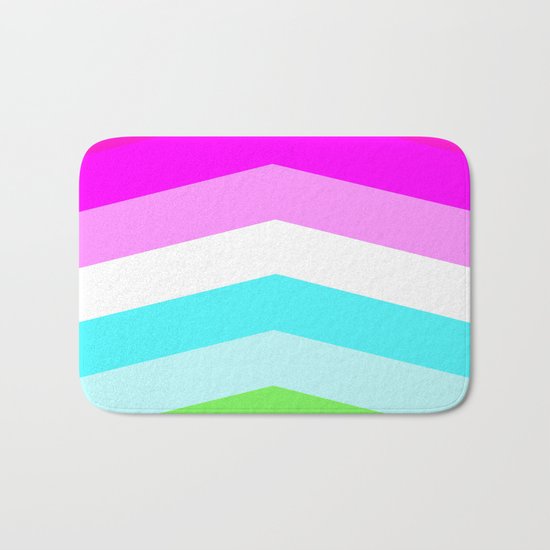 Pastel Rainbow Bath Mat